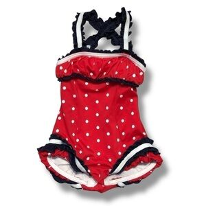 𝅺CHICHANELLA Bella 18 mo 50’s Vintage Vibe Swimsuit Retro Vacation Travel Beach